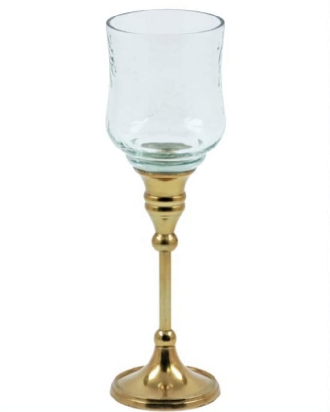 Home&styling collection, kandelaar 31 cm goud