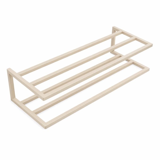 LOFT42 Stora Wandschoenenrek Dubbel - Metaal - Beige