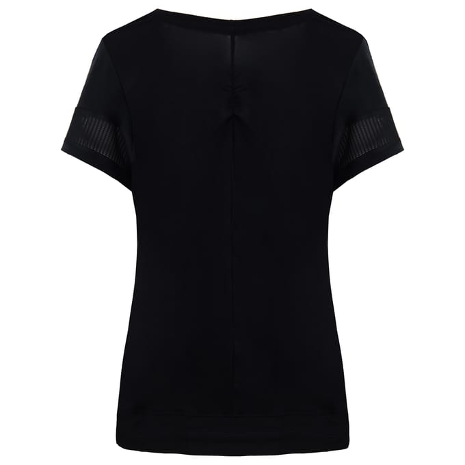Asics Logo Dames Zwart T-Shirt