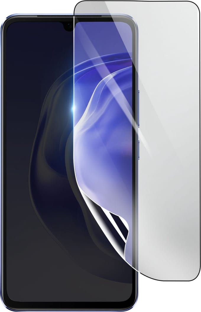 3mk, Geschikt voor Vivo V21, Schokbestendige Hydrogel Screenprotector, Transparant