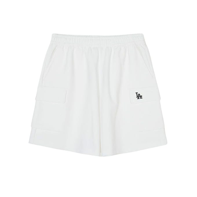 MLB Los Angeles Dodgers Short Décontracté Confortable Respirant Coupe Ample Unisexe 3ASPB0743-07WHS S white