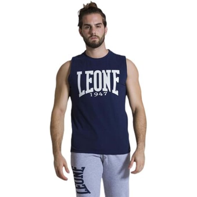 Top Leone 1947 Man T-Shirt Sleeveless Big Logo