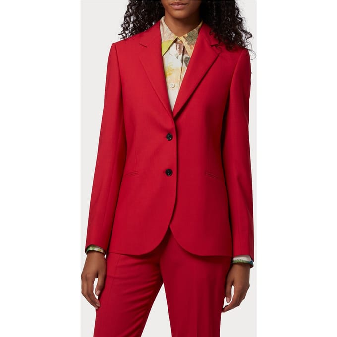 Paul Smith Womens Jacket Red Taglia: 40 | Blazers Outlet | Donna | Rosso
