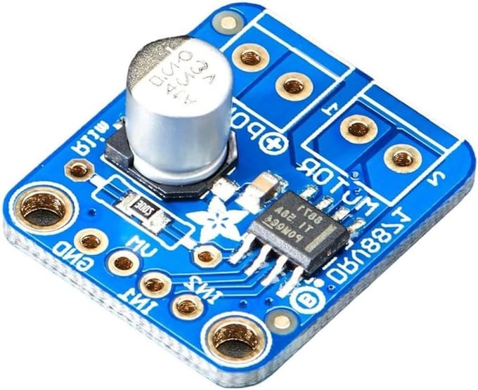 DC Motor Driver - Motor Controller Board - Roboticaprojecten Sturen - 3.6A Piekstroom - 6.5V-45V Bereik - Groen