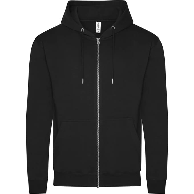 Duurzame hoodie met ritssluiting Just Hoods Organic