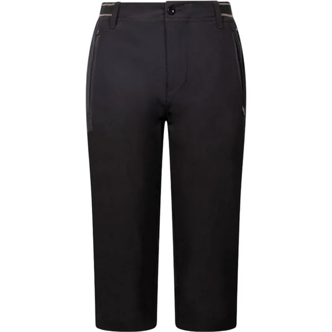 Trespass Dames/dames Dankbare 3/4 korte broek (Zwart)