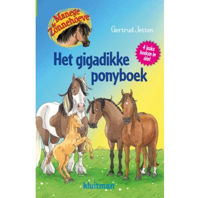 Het Gigadikke Ponyboek - Manege De Zonnehoeve - Gertrud Jetten