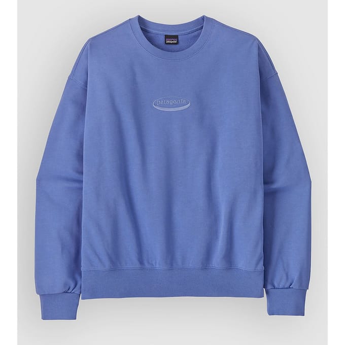 Patagonia 95 Oval Logo Daily Crew Sweater blauw