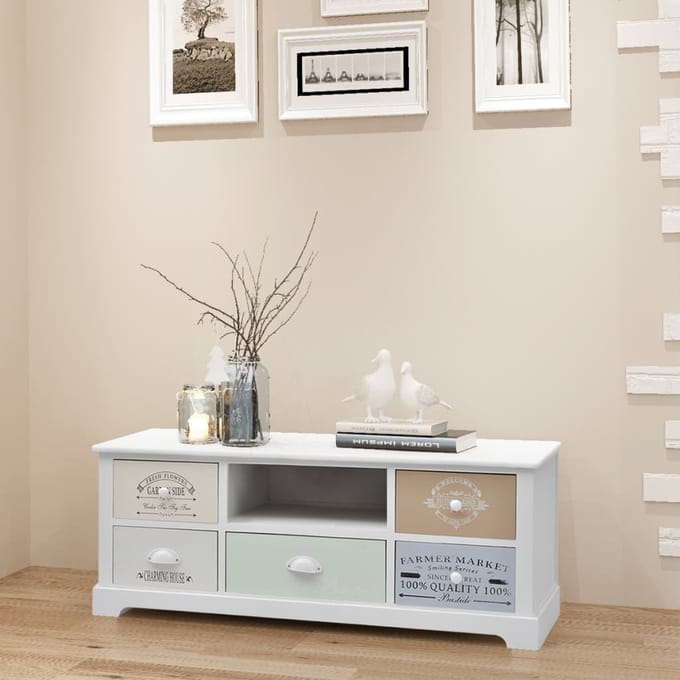 vidaXL - Tv-meubel - Franse - stijl - hout