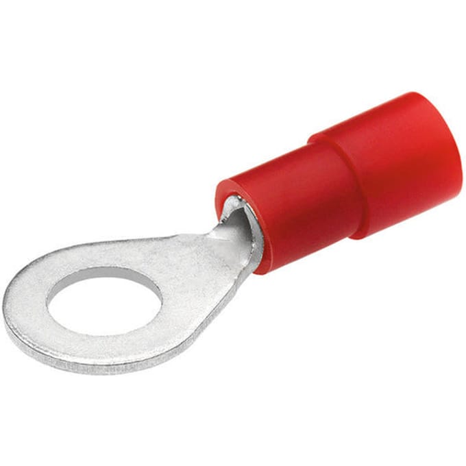Geïsoleerde Ringkabelschoen M5 4-6mm² Geel DIN46237 - 180052 [100 Stuks]
