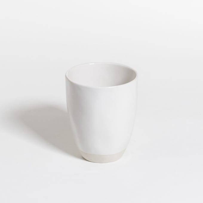 The Table atelier - mok - Ø 8,5 - 300 ml - handgemaakt - wit