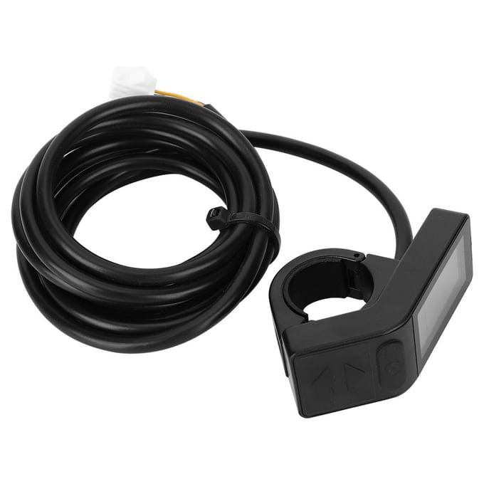 Fiets Fiets Lithium Batterij Conversie LCD4 LCD Instrument Connector 24V 36V 48V Universeel black