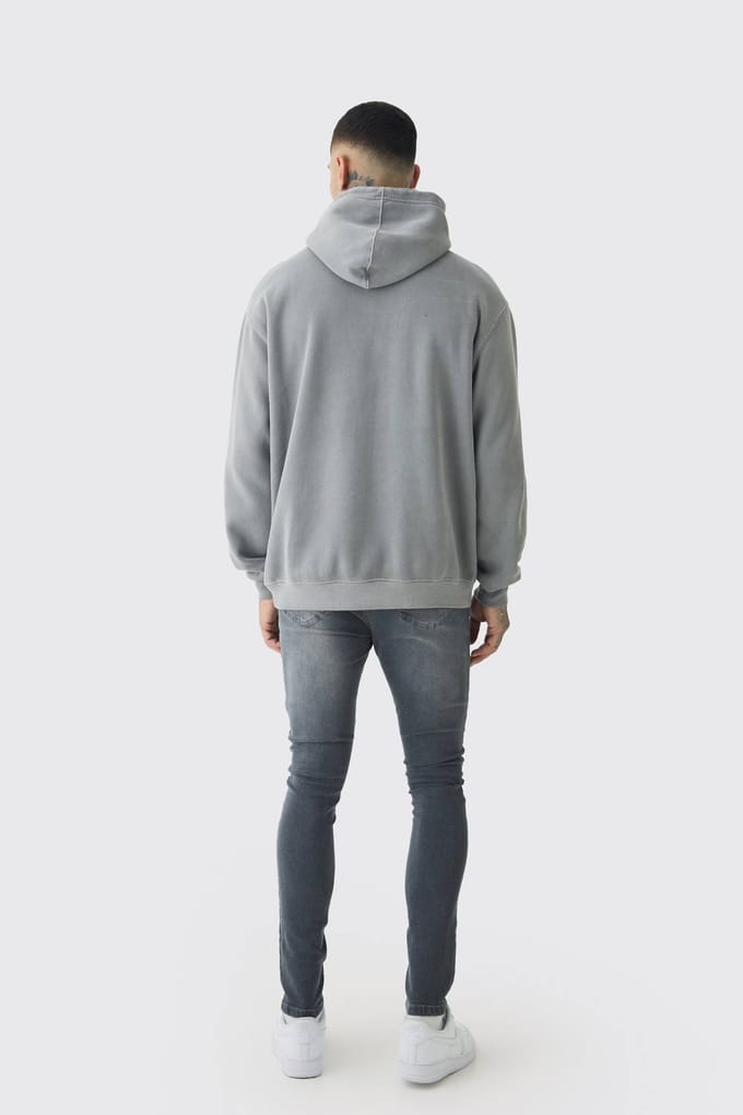 Tall Super Skinny Stretch Jeans | Mid Grey | Size 54