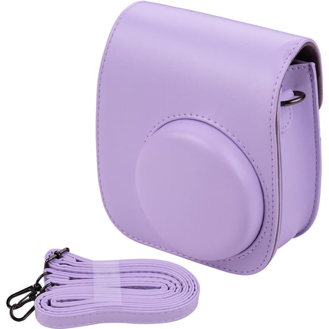 Draagbare Instant Camera Case Tas Houder PU Leer met Schouderband Compatibel met Fujifilm