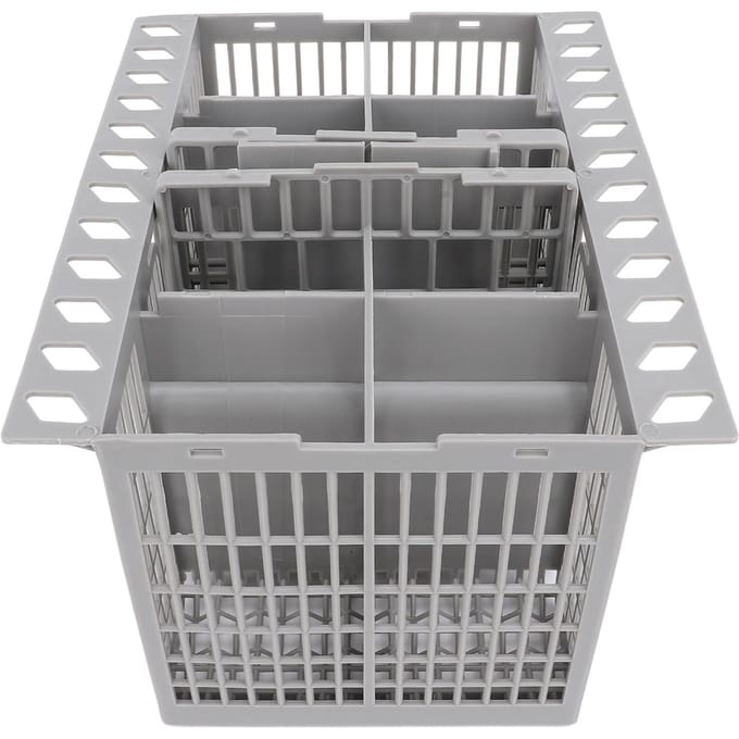 Vaatwasser Bestekkorf ABS 8 Vakken 2 Deksels C00257140 C00386607 Universele Vaatwasser Bestekkorf gray