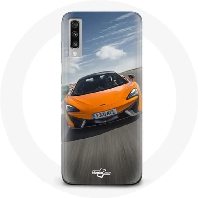 Coque - McLaren - Samsung Galaxy A70 - Orange - Souple - Sportif orange