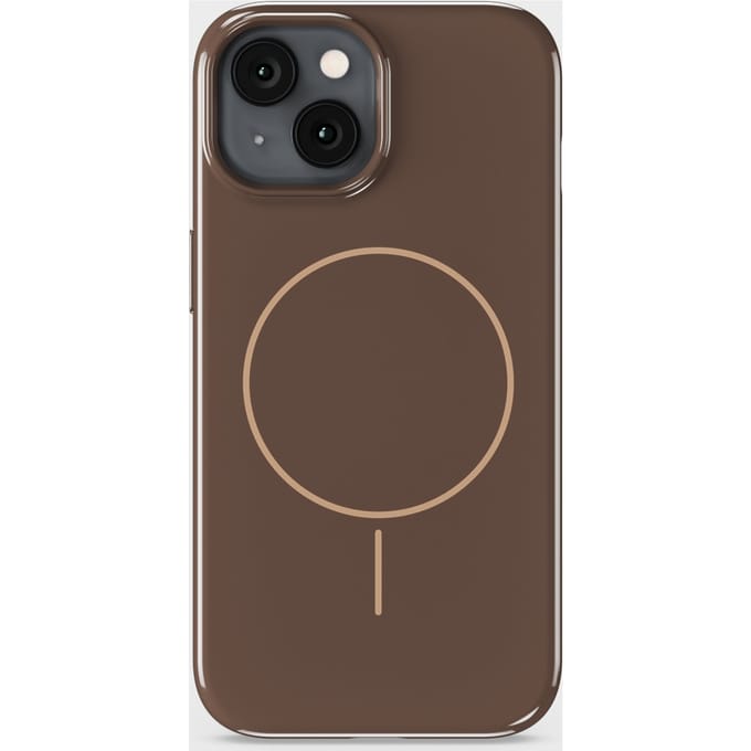 Phone Case Mono Chocolate/Beige iPhone 13