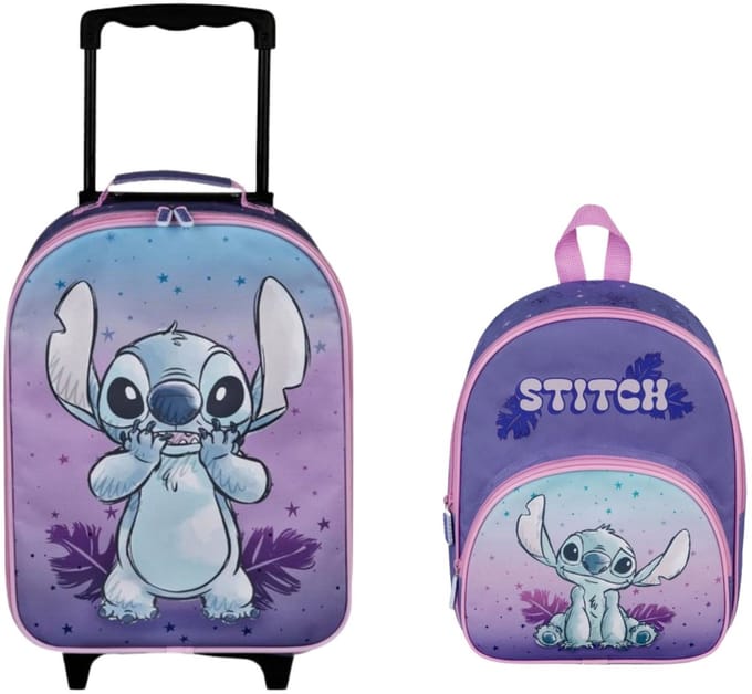 Lilo & Stitch reisset; trolley en rugzak
