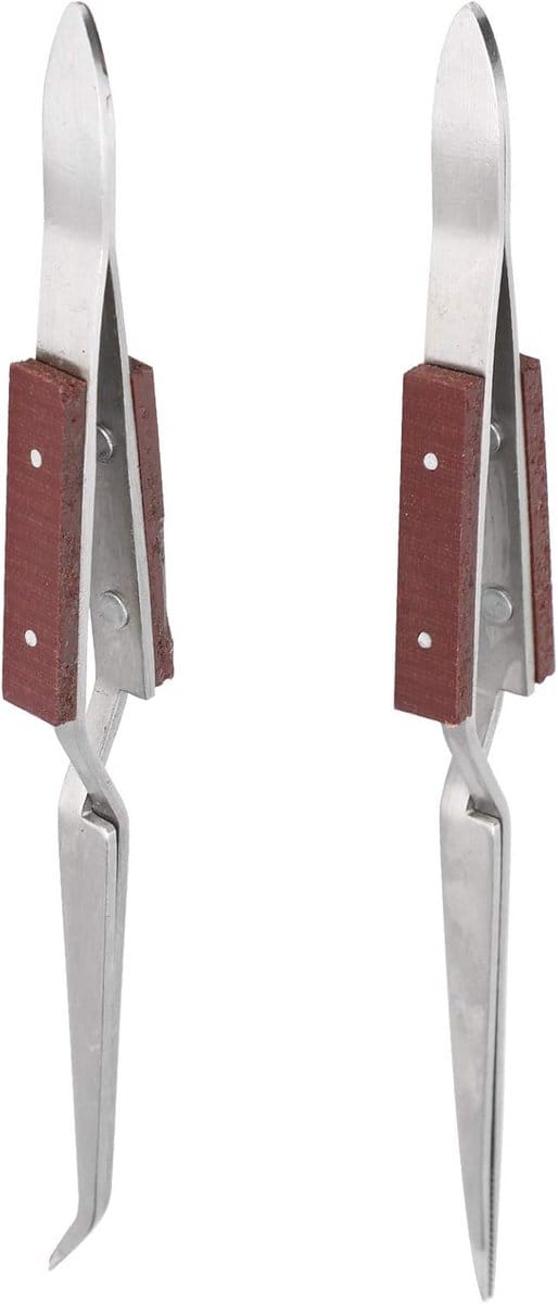Lock Tweezer Set voor Solderen en Knutselen - 2 Stuks