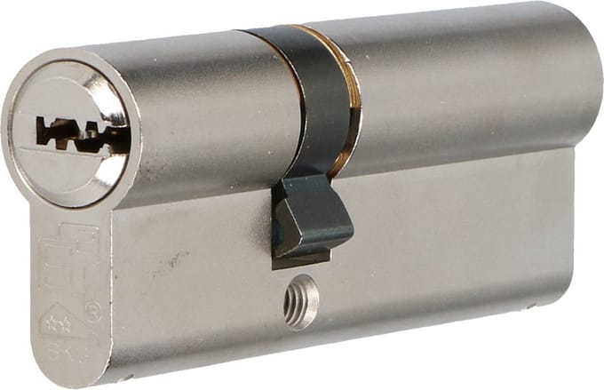 S2 veiligheidscilinder F6 30/70 SKG 2, dubbele profielcilinder (verschillend sluitend)