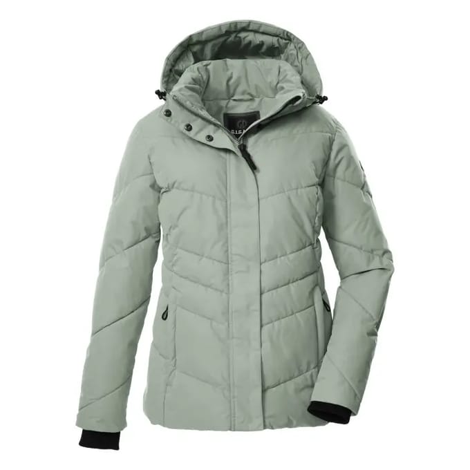 Killtec dames winterjas - Padded - 43529 - aquaverde - maat 36