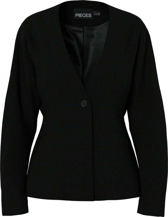 Pieces Blazer Pckamil Ls Fitted Blazer Noos Bc 17162404 Black Dames Maat - XL