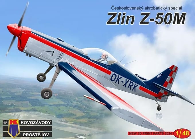 KP Model Tchèque Zlin Maquette Plastique KPM4827 1/48 Z-50M gray