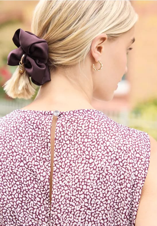 Scrunchie met ringdetail
