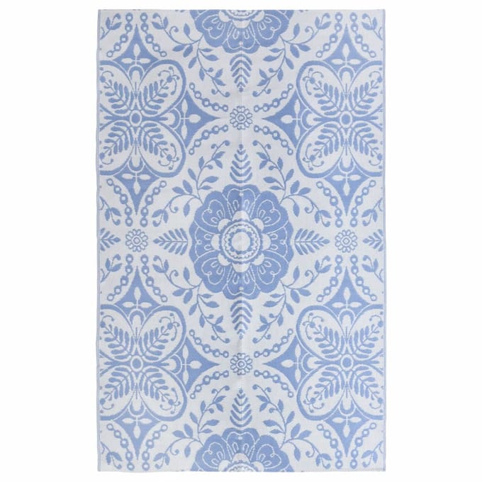 vidaXL Buitenkleed ARAKIL 190x290 cm PP babyblauw