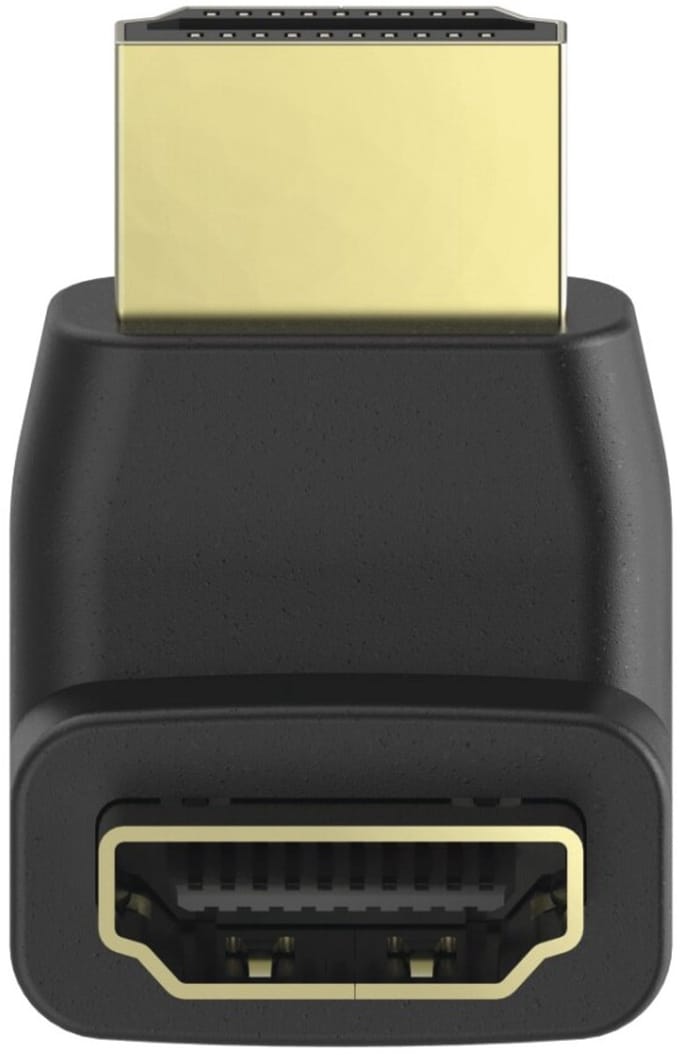 Hama High-speed HDMI™-hoekadapter Stekker - Koppeling 90°
