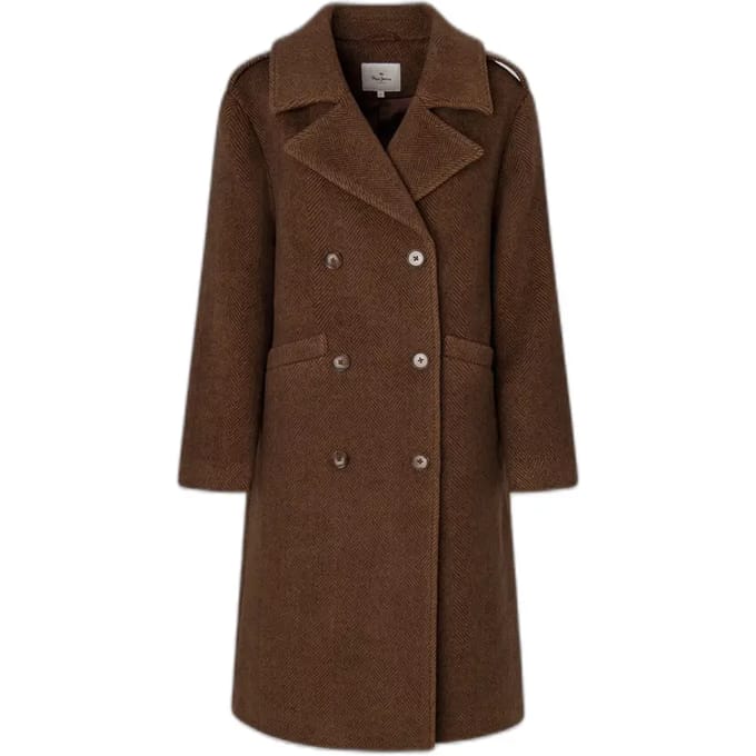 Pepe Jeans Marlin Jas Bruin XL Vrouw