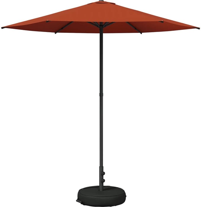 vidaXL - Tuinparasol - met - voet - Rechthoekig - 2,3 - x - 2,3 - m - Polyester