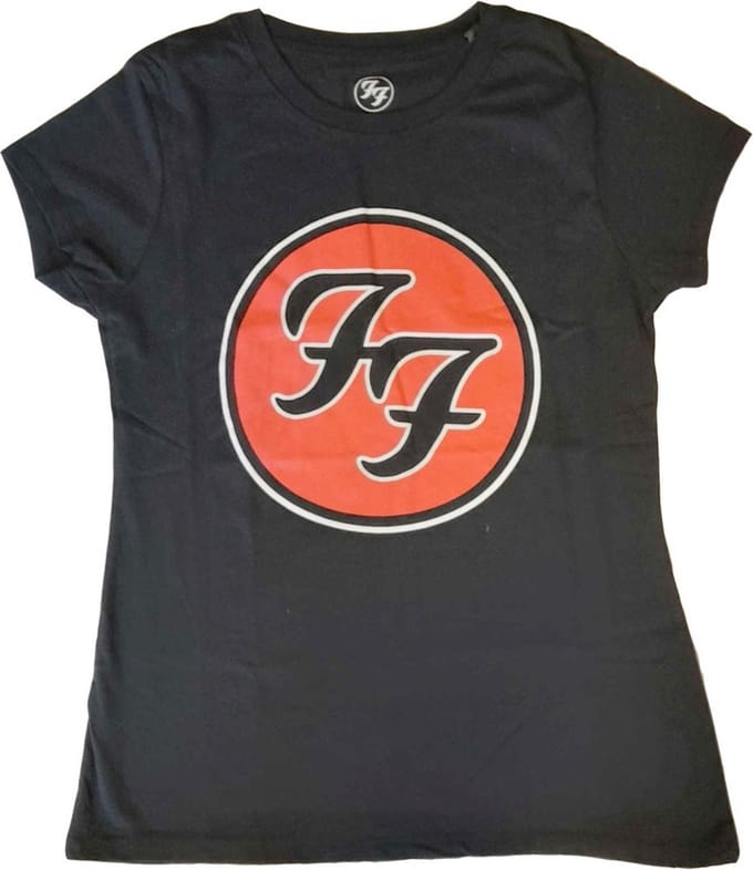 Foo Fighters - FF Logo Dames T-shirt - 2XL - Zwart
