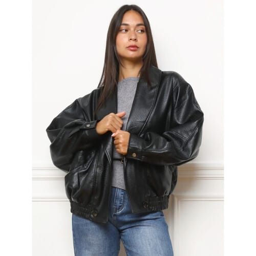 Leren Jas La Modeuse 79602_P189473