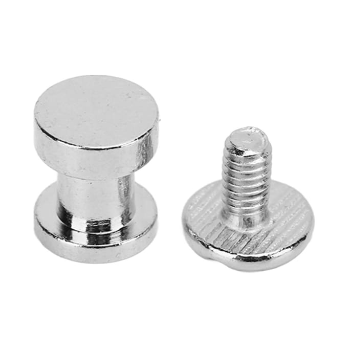 300 Sets DIY Boekbindschroef Dubbellaags Platte Kop Gladdere Randen Chicago Schroeven Assortimentsset goud