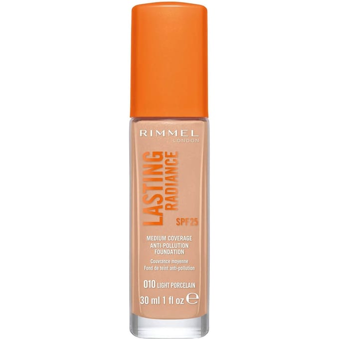 Rimmel Lasting Radiance Foundation SPF 25 010 L Porcelain 30 ml