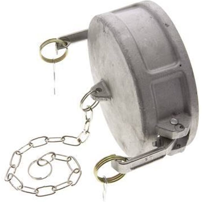 Camlock DN 120 (5'') Koppeling AluminiumEnd Cap Type DC MIL-C-27487