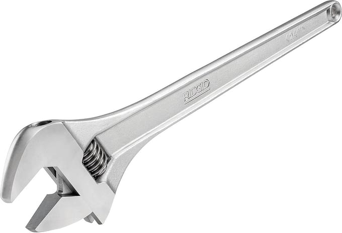 Verstelbare Sleutel - Moersleutel - Vastzetten Moeren - Metrisch SAE - 24 inch - Zilver