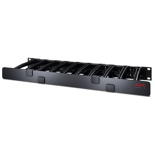 APC Horizontal Cable Manager Single-Sided with Cover - rack cable management panel with Cover - 1U