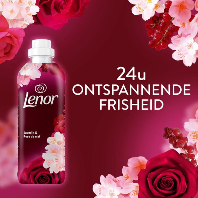 Lenor Wasverzachter Jasmijn & Rose de Mai 55 Wasbeurten 1155 ml