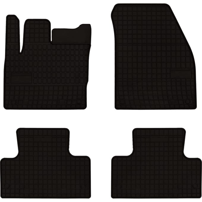 Wielganizator SolidPRO Serie - Rubber Automatten - Range Rover Evoque SUV (2011-2018) - Zwart - Op Maat
