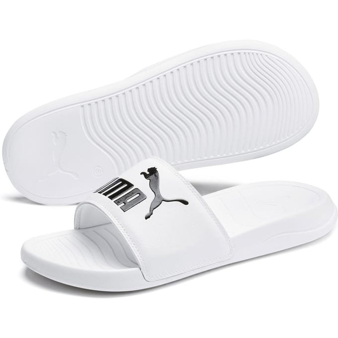 PUMA Popcat 20 BX Unisex Slippers - Puma White-Puma Black