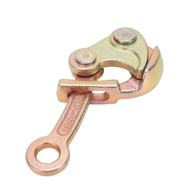 Kabelklem 0,5T Staalkabel   voor 1-10mm Touw Trekgereedschap Koolstofstaal Multifunctioneel beige