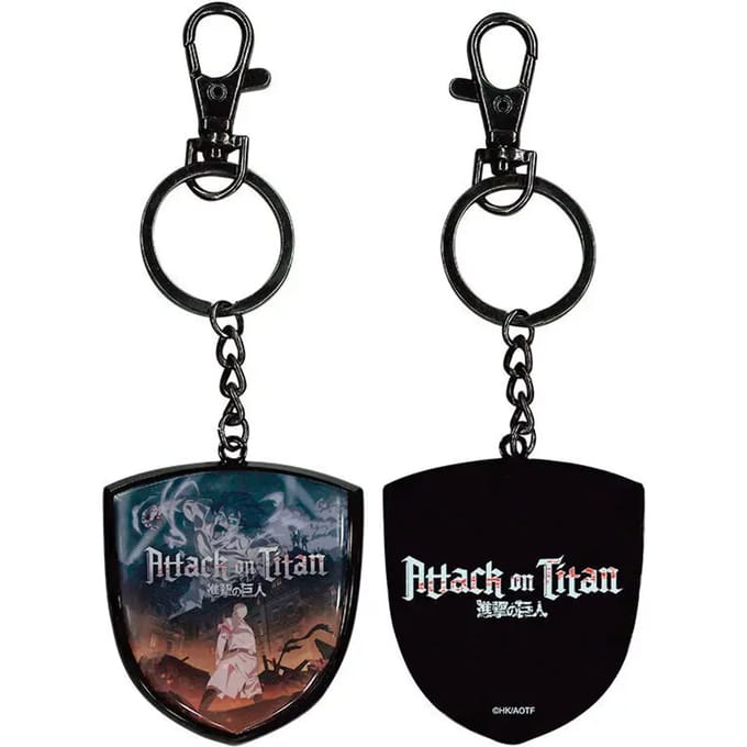 SD Toys Attack on Titan Metal Keychain Colossal 7 cm Keyrings