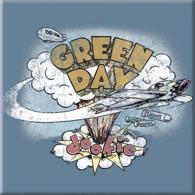 Green Day - Dookie - Koelkast magneet - 7.5 x 7.5 cm
