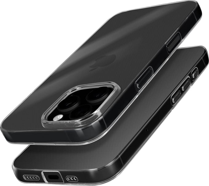 Mayaxess, Beschermhoes Geschikt voor Apple iPhone 16 Pro Max Silicone Zacht, Transparant