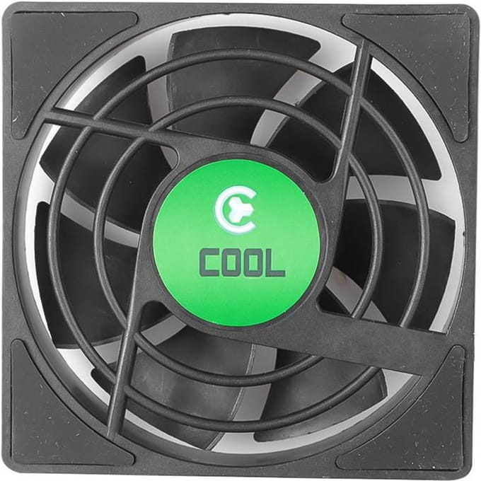 DC 5V USB Mini Koeling Kleine Ventilator 7 Bladen Koelventilator voor TV Box Set Top Box voor Android TV Box Router Radiator Met 30cm Kabel black