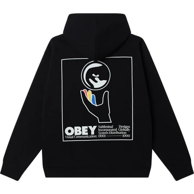 fenol Obey wereldwijde systemen fleece - zwart