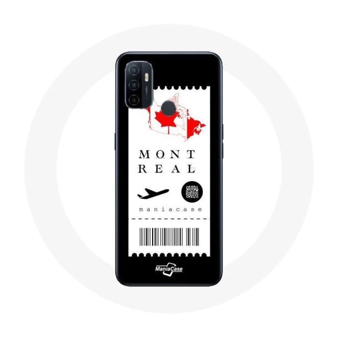 Oppo A53 hoesje Montreal vliegticket