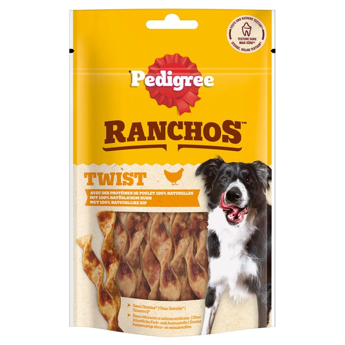 Pedigree Ranchos Twists - Kip 60 g